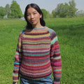 SWEATER Pattern Kit in CLOUD by LANGYARNS | Punto 45-004