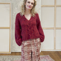 FLAMINIA Sweater Pattern Kit in MOHAIR LUXE by LANGYARNS | Fatto a Mano 290-008