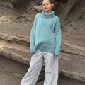 ODESSA Sweater Pattern Kit in DONEGAL TWEED+ by LANGYARNS | Punto 77-006