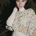 LIA Cropped Top Pattern Kit in MOSAIC by LANGYARNS | Punto 84-043