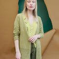 PILAR Cardigan Pattern Kit in BABY ALPACA by LANGYARNS | Fatto a Mano 286-019