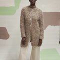 MINNAH Coat Pattern Kit in SHIRLEY by LANGYARNS | Fatto a Mano 290-042