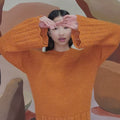 VIOLET Sweater Pattern Kit in ALPACA SOXX 6PLY by LANGYARNS | Fatto a Mano 278-049