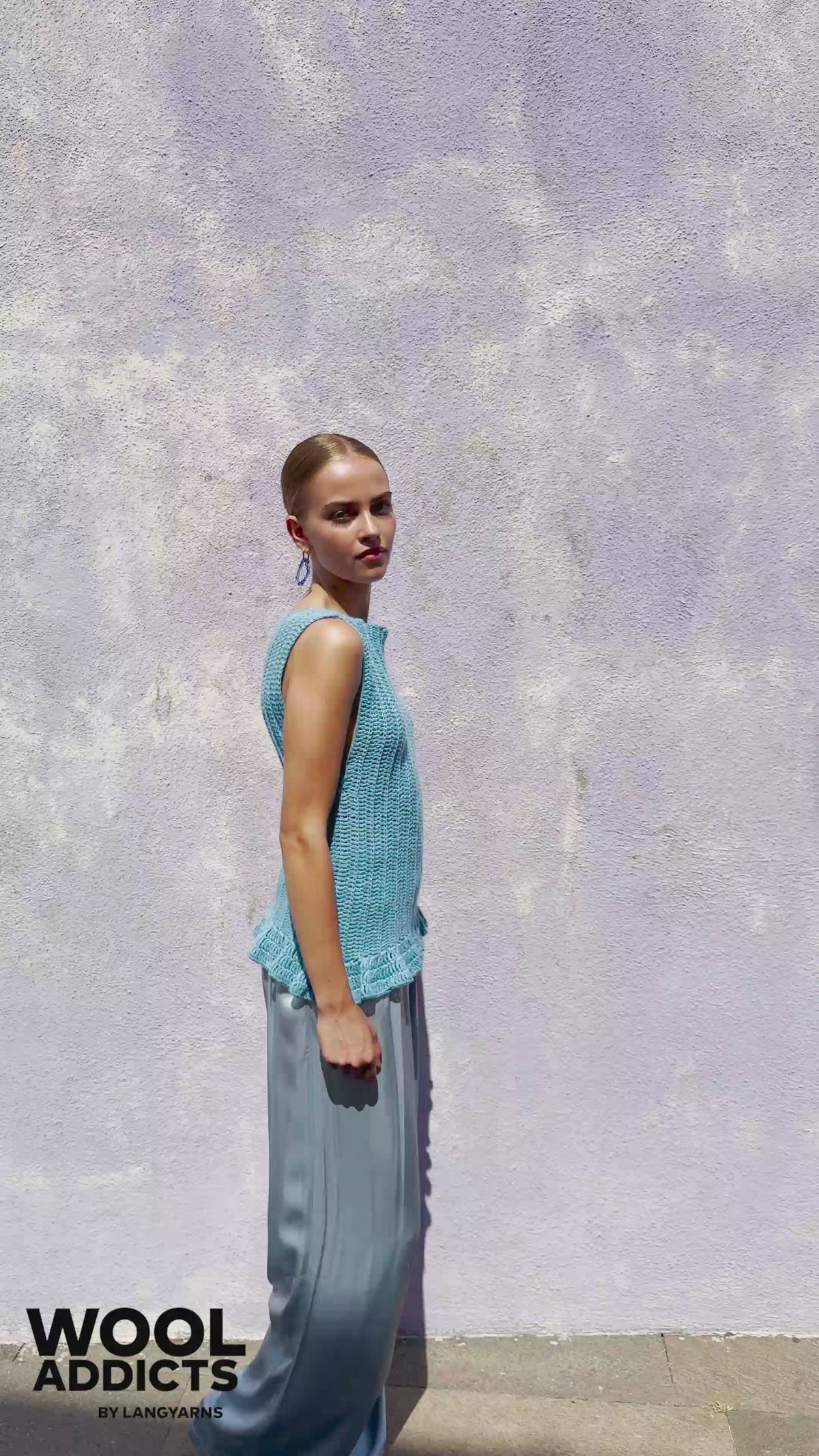 GENTLE-MOTION Crochet Top Pattern Kit in WHISPER by WOOLADDICTS | WOOLADDICTS #16-004