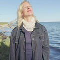 ESTELLE Triangular Shawl Pattern Kit in CASHMERE EXTRA LACE by LANGYARNS | Punto 94-006