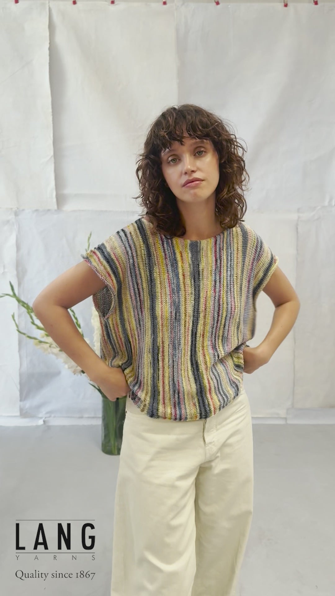 WANJA Top Pattern Kit in FIESTA by LANGYARNS | Fatto a Mano 284-013