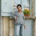 SOLE Sweater Pattern Kit in LISBOA by LANGYARNS | Punto 82-010