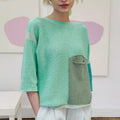 QUEENIE Sweater Pattern Kit in OCEANIA by LANGYARNS | Fatto a Mano 288-017