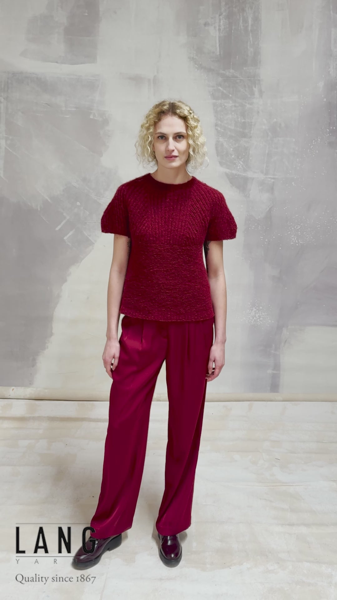 RUBY Slipover Pattern Kit in MALOU LIGHT by LANGYARNS | Fatto a Mano 290-064