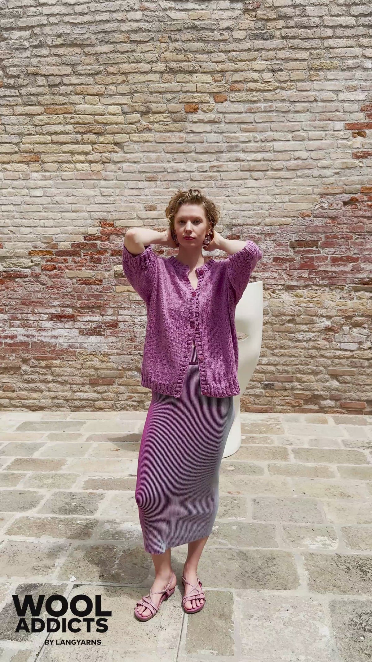 ART-WALK Cardigan Pattern Kit in WHISPER by WOOLADDICTS | WOOLADDICTS #16-025