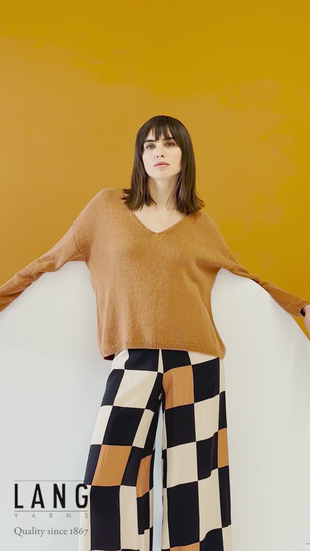 DARIA Sweater Pattern Kit in OCEANIA by LANGYARNS | Fatto a Mano 280-033