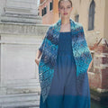 IVANKA Crochet Triangular Shawl Pattern Kit in QUATTRO DEGRADÉ by LANGYARNS | Punto 91-016