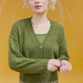 TERESA Cardigan Pattern Kit in BABY ALPACA by LANGYARNS | Punto 76-006