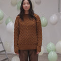 SONJA Sweater Pattern Kit in YAK by LANGYARNS | Fatto a Mano 278-004