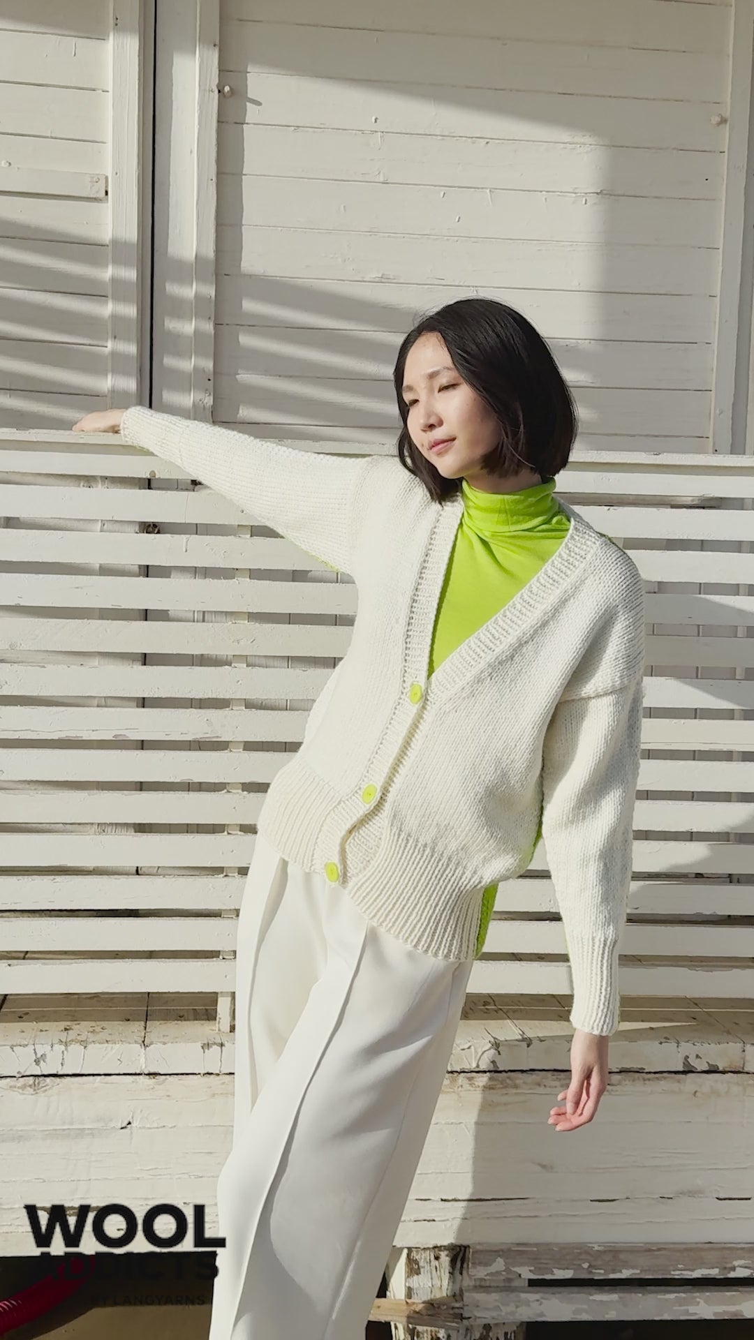 STILLNESS Cardigan Pattern Kit in GLORY by WOOLADDICTS | WOOLADDICTS #17-024
