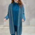 SHAZIA Coat Pattern Kit in FLUFFY & SALSA by LANGYARNS | Fatto a Mano 290-069