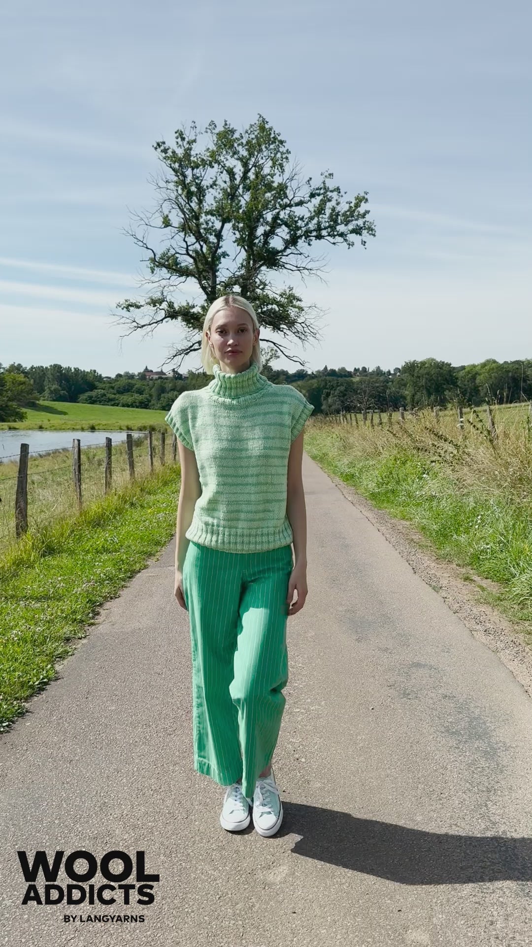 INNER-BALANCE Slipover Pattern Kit in GLOW by WOOLADDICTS | WOOLADDICTS #14-030