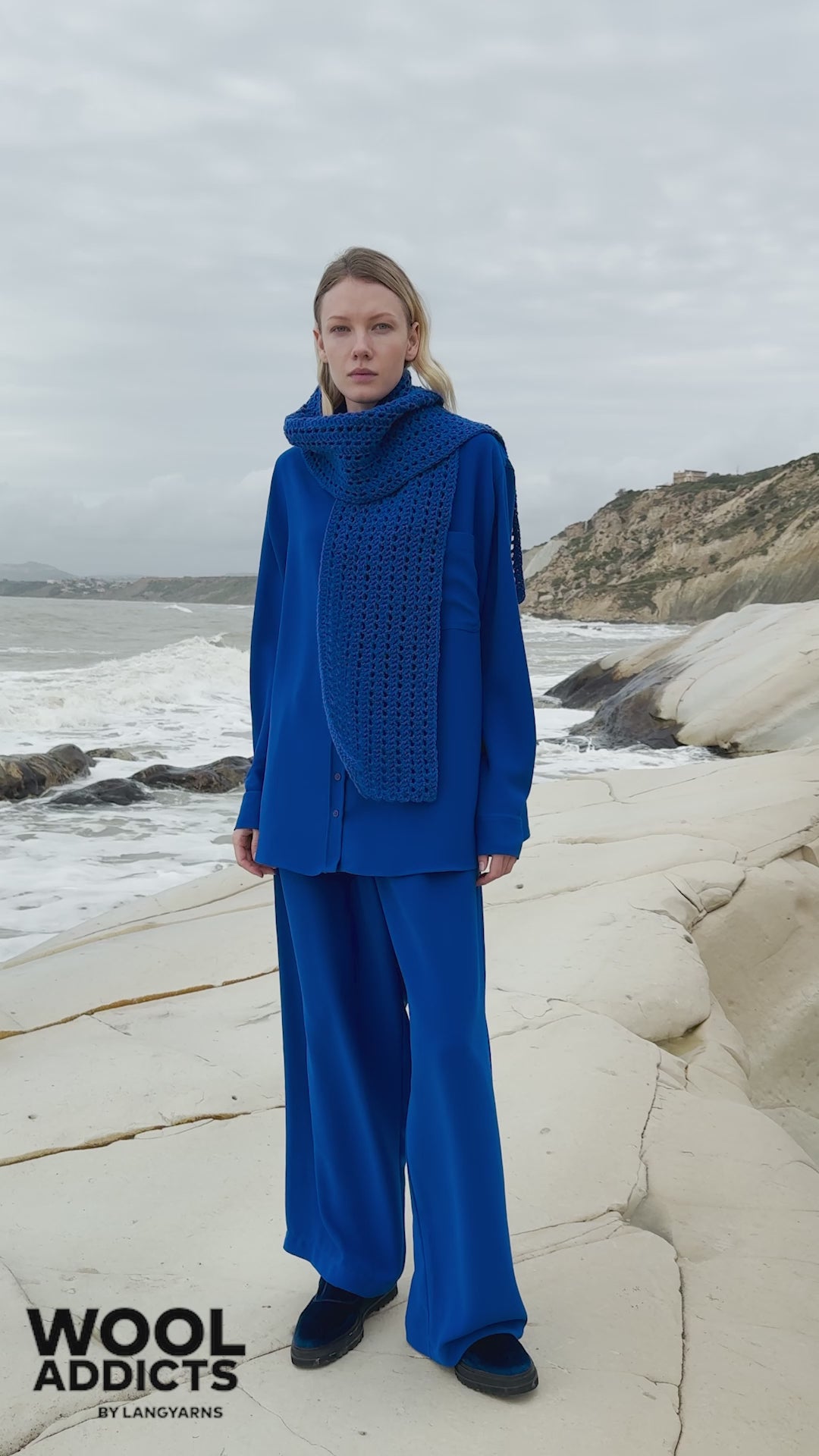 WINDBORNE Crochet Scarf Pattern Kit in SPIRIT by WOOLADDICTS | WOOLADDICTS #17-005