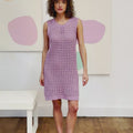 MILENA Crochet Dress Pattern Kit in ANANAS by LANGYARNS | Fatto a Mano 288-002