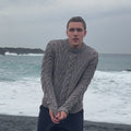 VALENTIN Men's Sweater Pattern Kit in DONEGAL TWEED+ by LANGYARNS | Punto 77-017