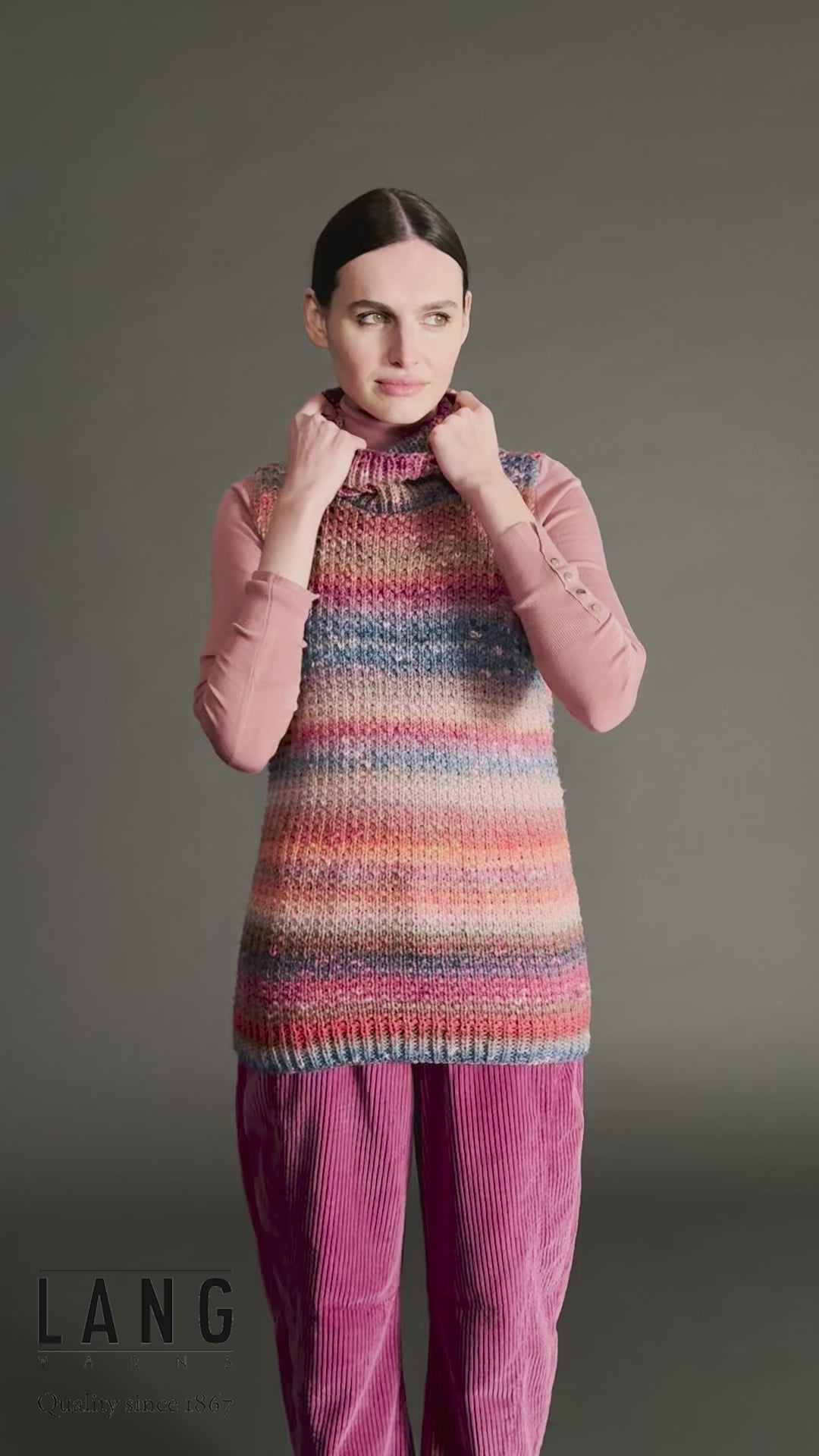 AILEEN Slipover Pattern Kit in MAGNOLIA by LANGYARNS | Punto 88 - 074