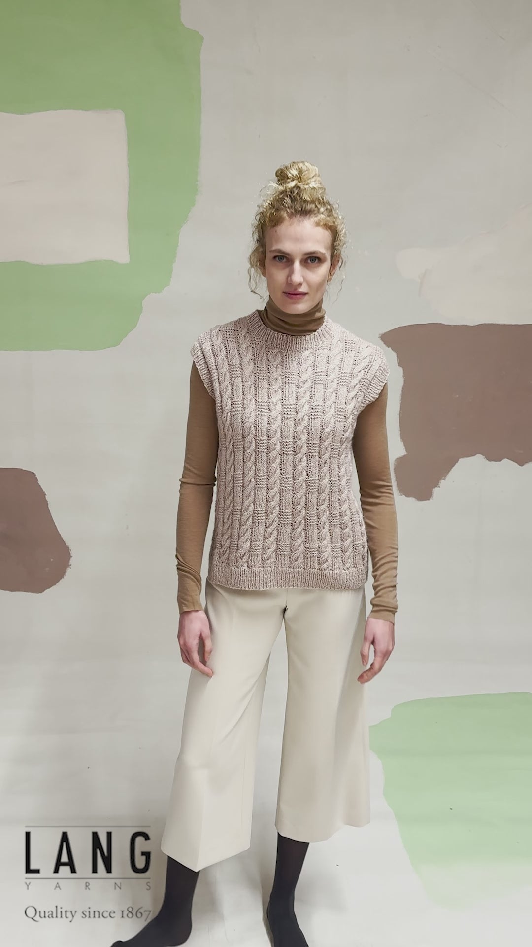 NASIRA Slipover Pattern Kit in LUMA by LANGYARNS | Fatto a Mano 290-046