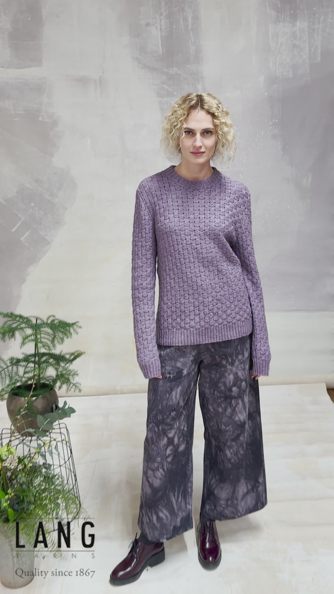 HALINA  Sweater Pattern Kit in VAYA by LANGYARNS | Fatto a Mano 290-057