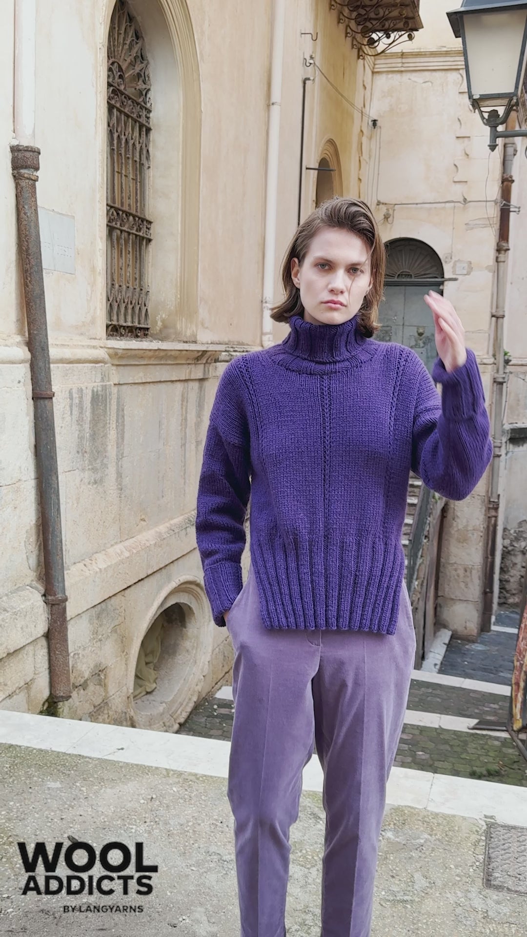 COUNTRYARD Sweater Pattern Kit in MEMORY by WOOLADDICTS | WOOLADDICTS #17-014