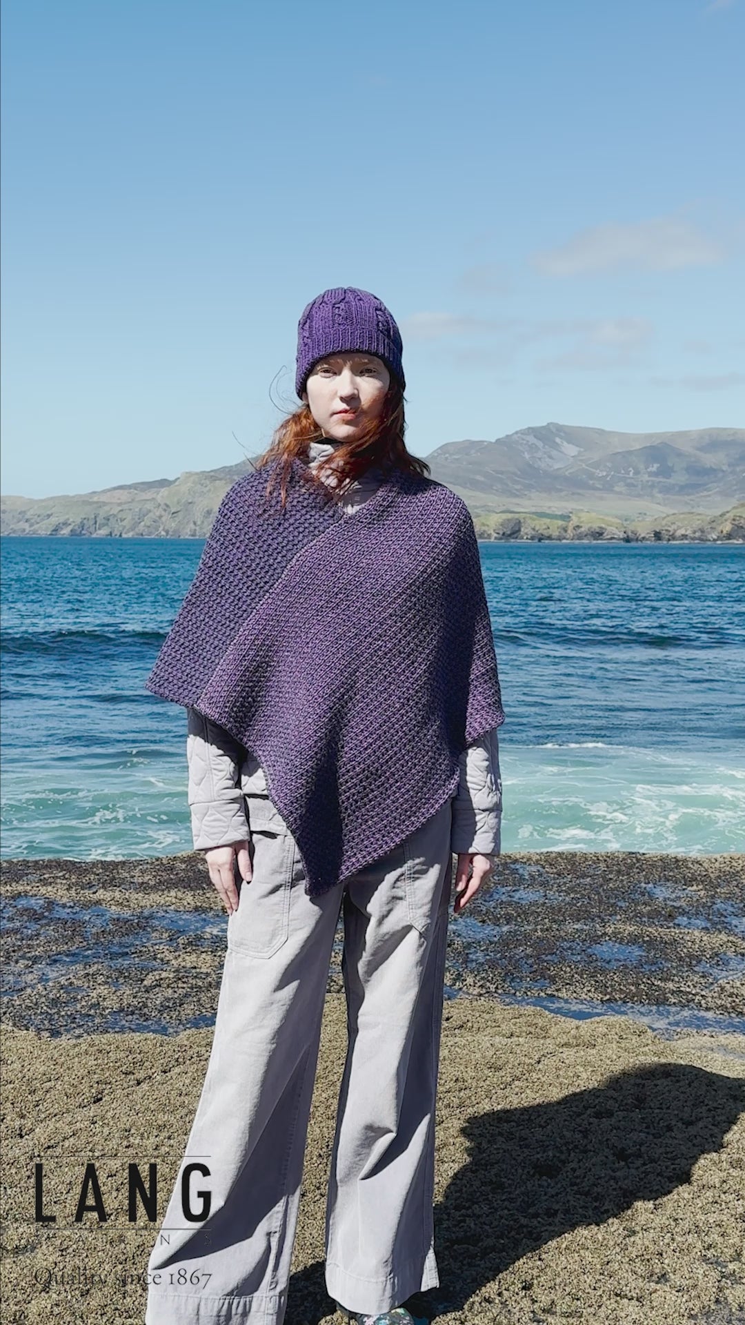 KEELEY Hat Pattern Kit in DONEGAL WOOLEN SPUN by LANGYARNS | Punto 87-087