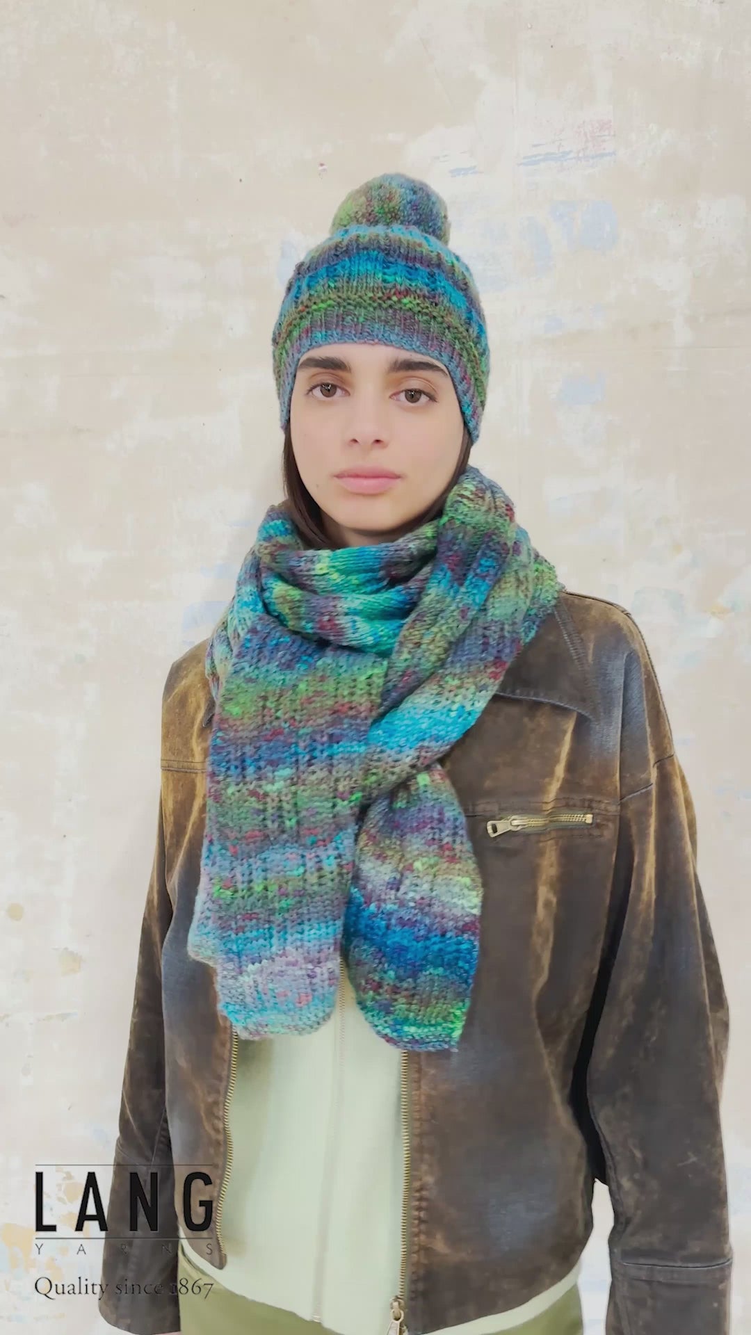 AALTJE Hat Pattern Kit in MAGNOLIA by LANGYARNS | Punto 74-012