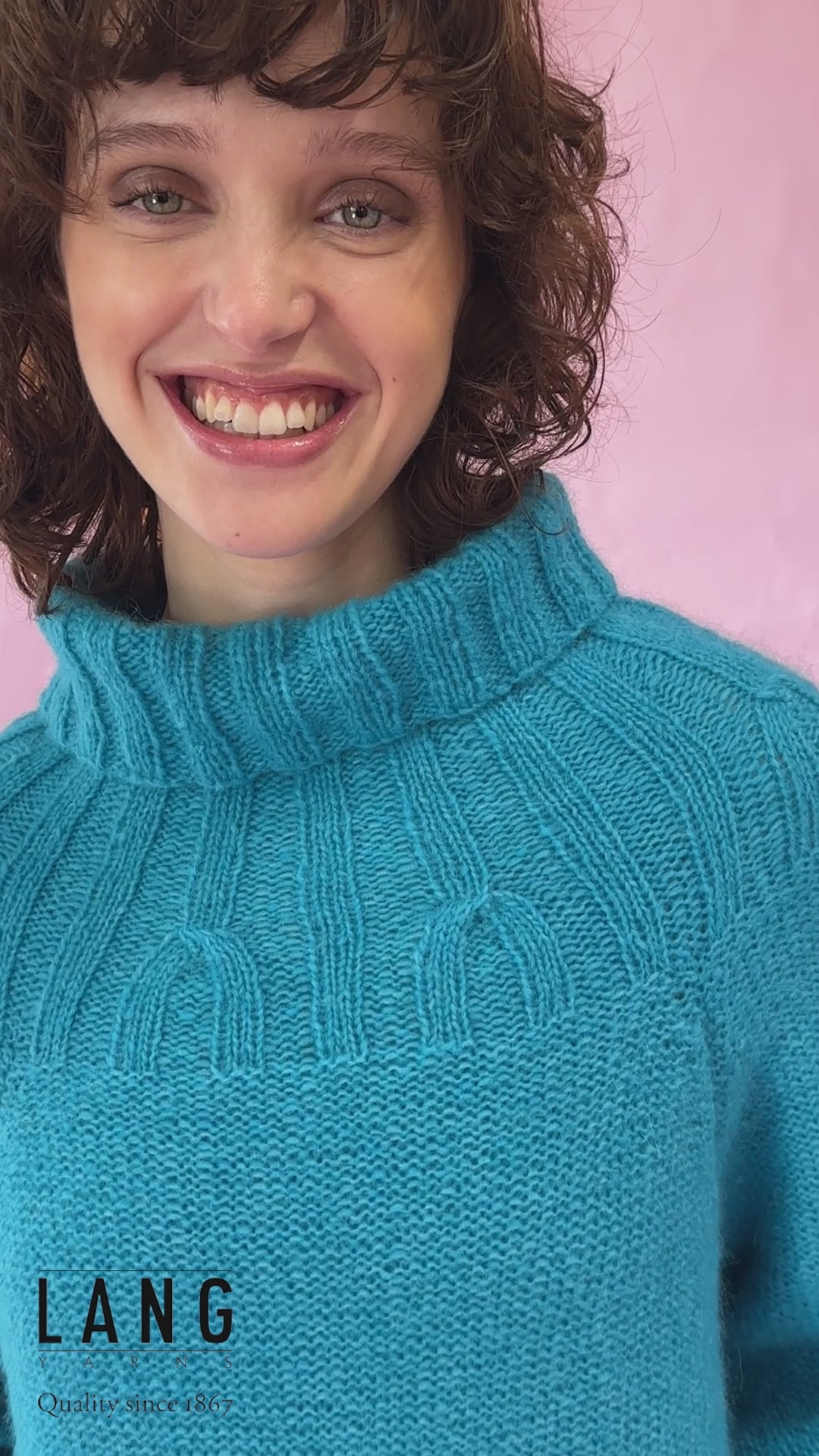 PANDORA Sweater Pattern Kit in MALOU LIGHT by LANGYARNS | Fatto a Mano 282-002