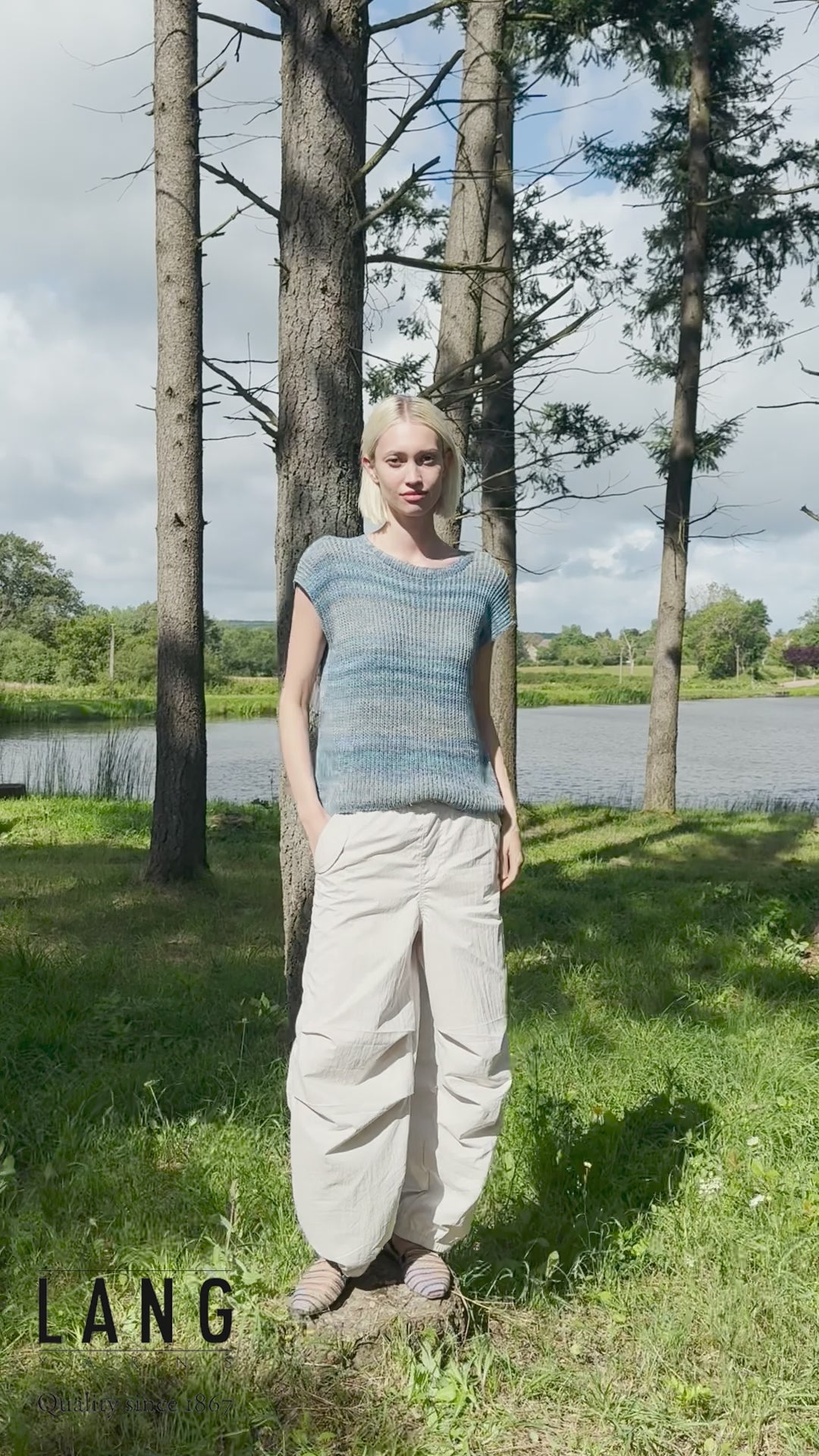 SENTA Top Pattern Kit in ILLUSION by LANGYARNS | Punto 81-003