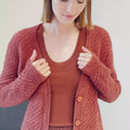 HETTI Cardigan Vest Pattern Kit in VAYA by LANGYARNS | Fatto a Mano 288-034
