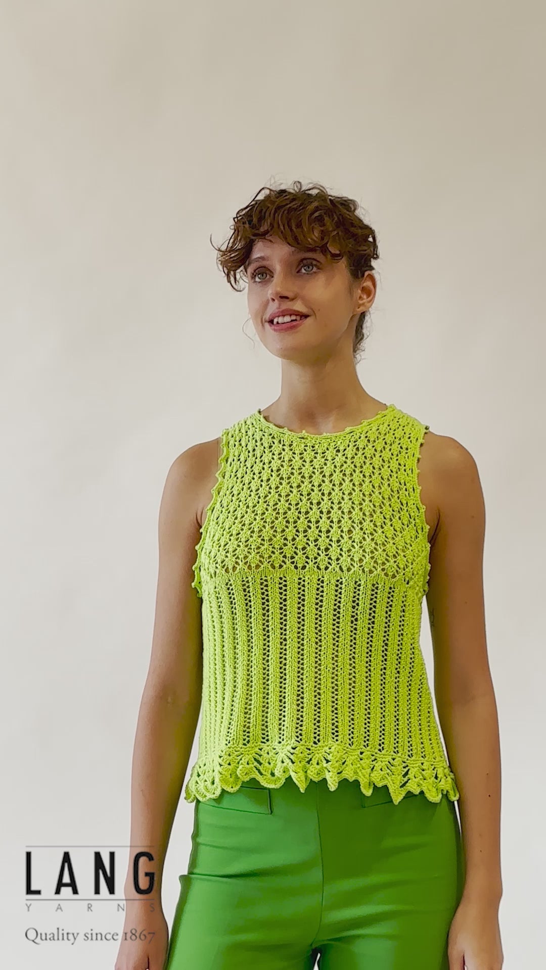 EVELINE Top Pattern Kit in BABY COTTON by LANGYARNS | Fatto a Mano 280-056