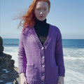 BRENNA Cardigan Pattern Kit in DONEGAL WOOLEN SPUN by LANGYARNS | Punto 87-148