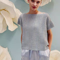 SYLVER Crochet Top Pattern Kit in BABY COTTON & ASTRA by LANGYARNS | Fatto a Mano 288-063