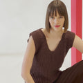 JOSEFIEN Vest Pattern Kit in AMIRA by LANGYARNS | Fatto a Mano 280-015