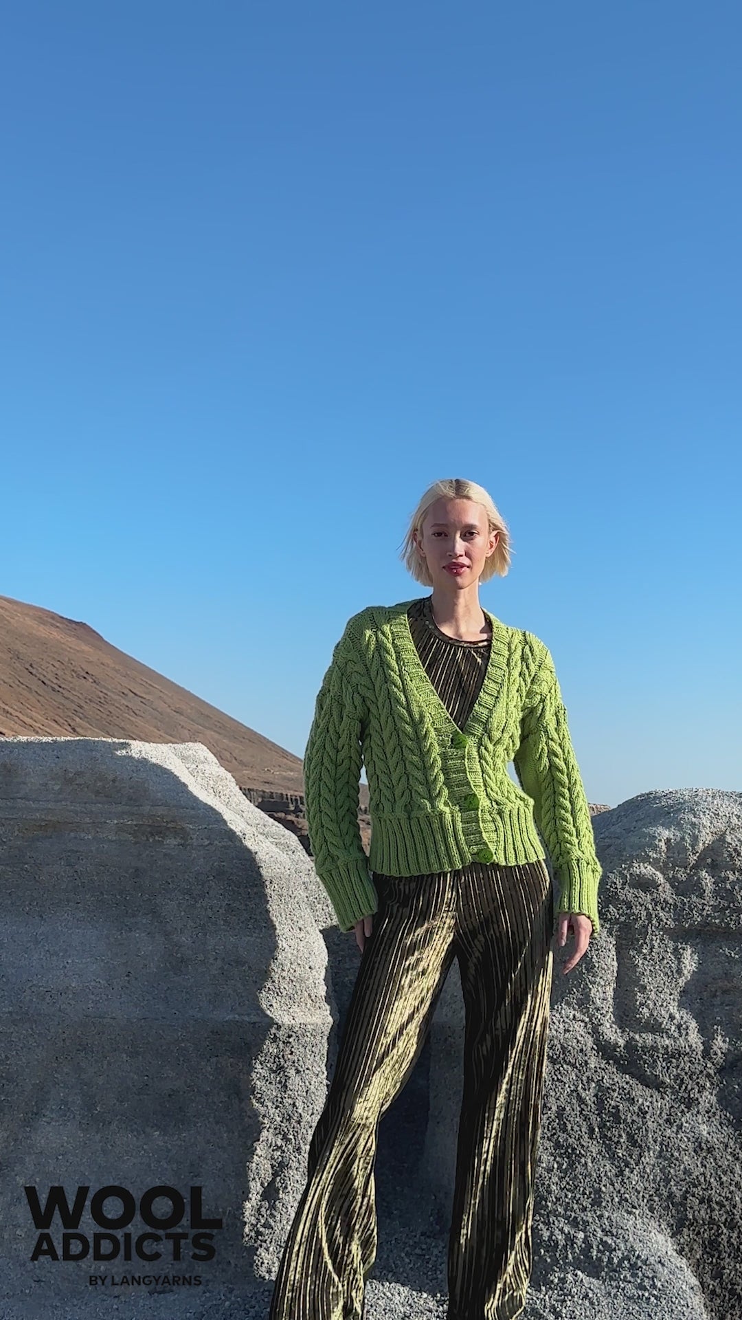 APPLIED-BOTANY Cardigan Pattern Kit in GLORY by WOOLADDICTS | WOOLADDICTS #13-001