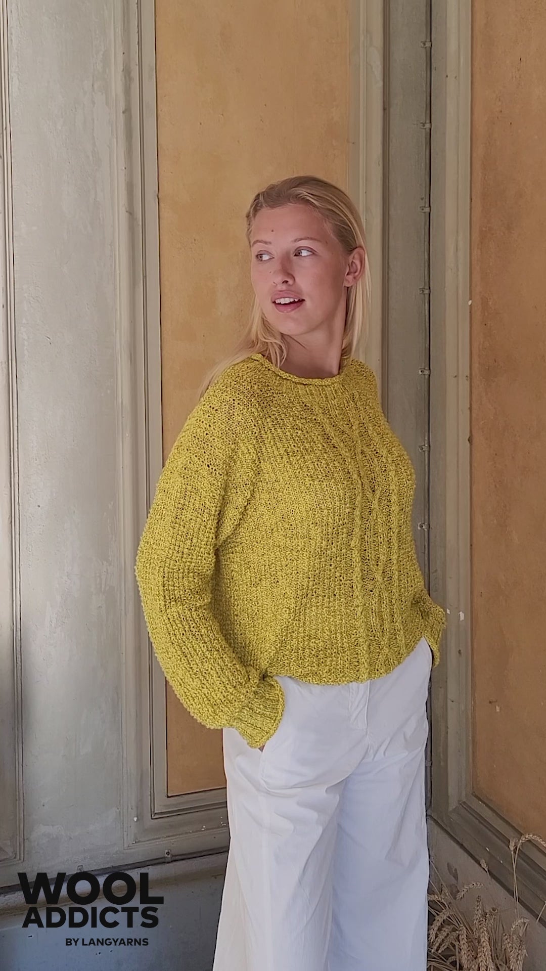 BLISSFUL-BUTTERFLY Sweater Pattern Kit in PRIDE by WOOLADDICTS | WOOLADDICTS #10-003