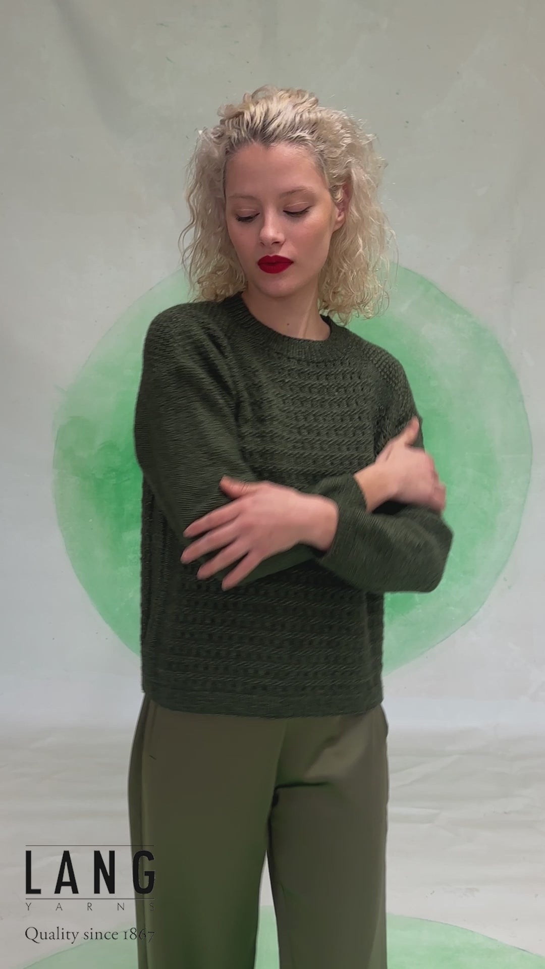 MADINA Sweater Pattern Kit in REGINA by LANGYARNS | Fatto a Mano 282-036