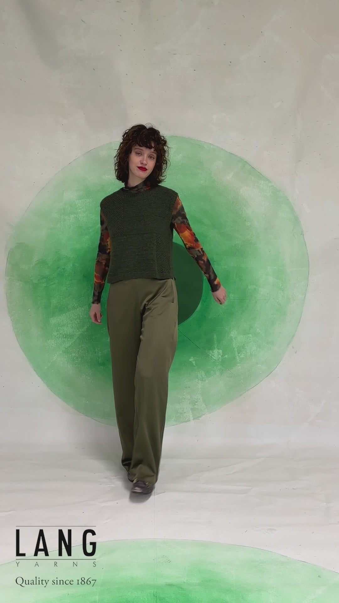 ESMERALDA Slipover Pattern Kit in REGINA by LANGYARNS | Fatto a Mano 282-037