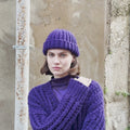 HIDDEN-GEM Crochet Hat Pattern Kit in FIRE by WOOLADDICTS | WOOLADDICTS #17-016
