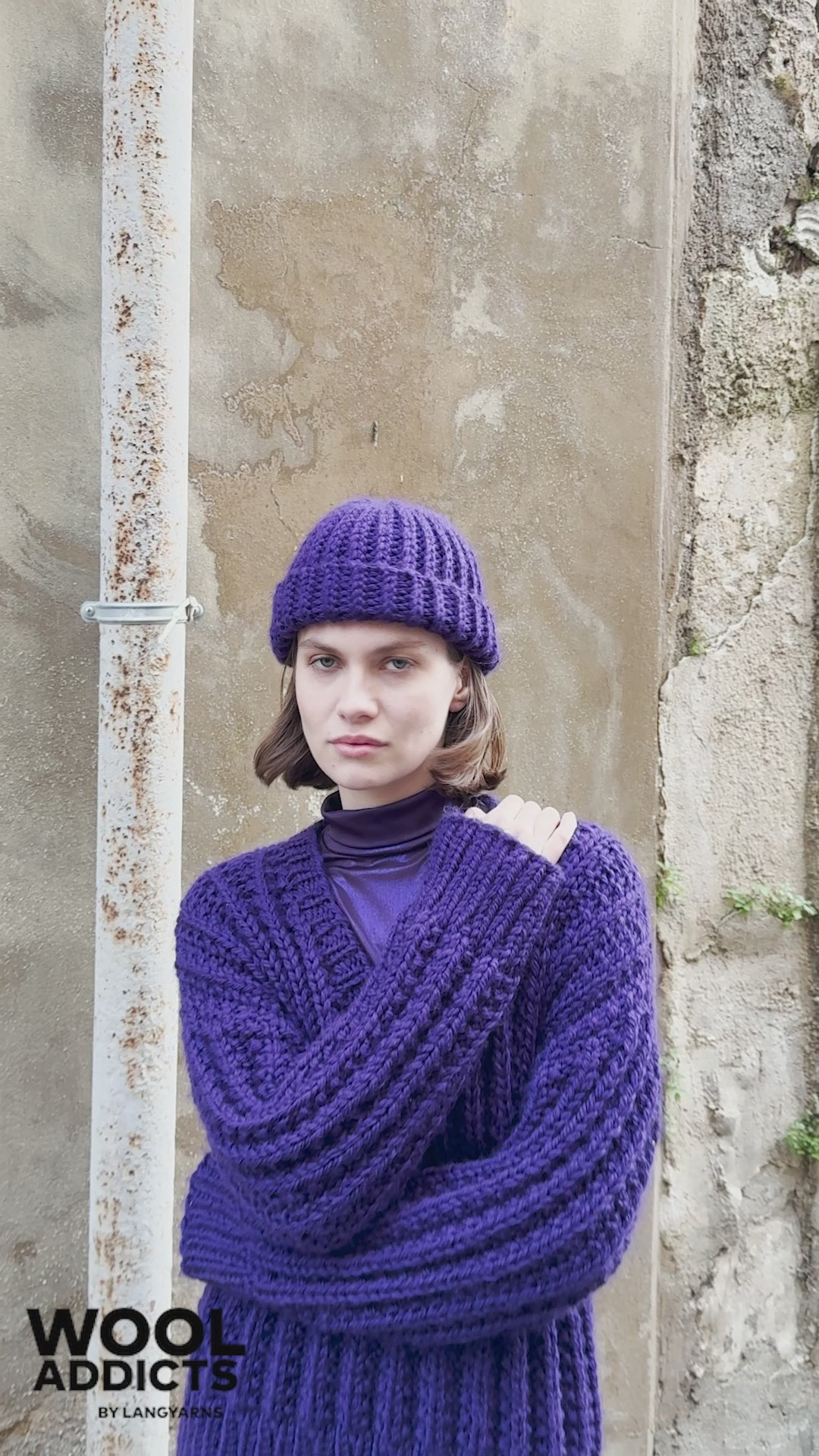 HIDDEN-GEM Crochet Hat Pattern Kit in FIRE by WOOLADDICTS | WOOLADDICTS #17-016