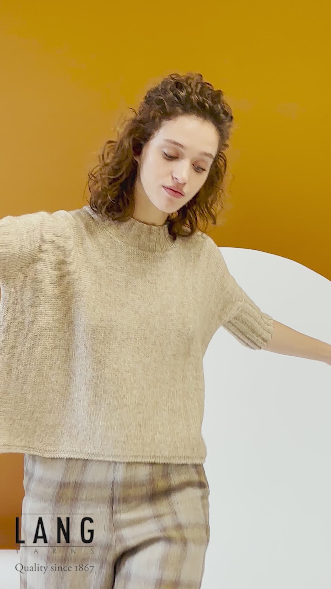 REBECCA Sweater Pattern Kit in VAYA by LANGYARNS | Fatto a Mano 280-025
