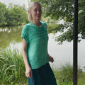FLOW-OF-LIFE Top-down Sweater Pattern Kit in GLOW by WOOLADDICTS | WOOLADDICTS #14-026