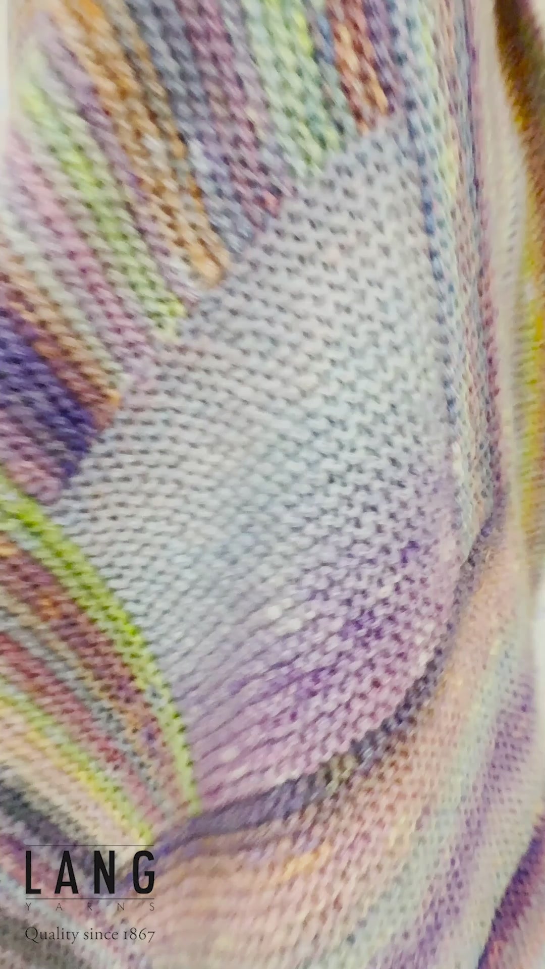 FARAH Shawl Pattern Kit in MAGNOLIA by LANGYARNS | Punto 74-009