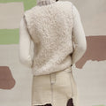 MAUREEN Vest Pattern Kit in SHIRLEY & MERINO 70 by LANGYARNS | Fatto a Mano 290-036