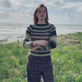ROISIN Top-down Sweater Pattern Kit in GALAXY by LANGYARNS | Punto 98-003