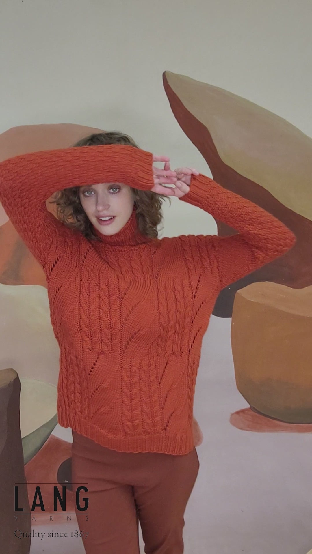 SARAH Sweater Pattern Kit in CARPE DIEM by LANGYARNS | Fatto a Mano 278-045