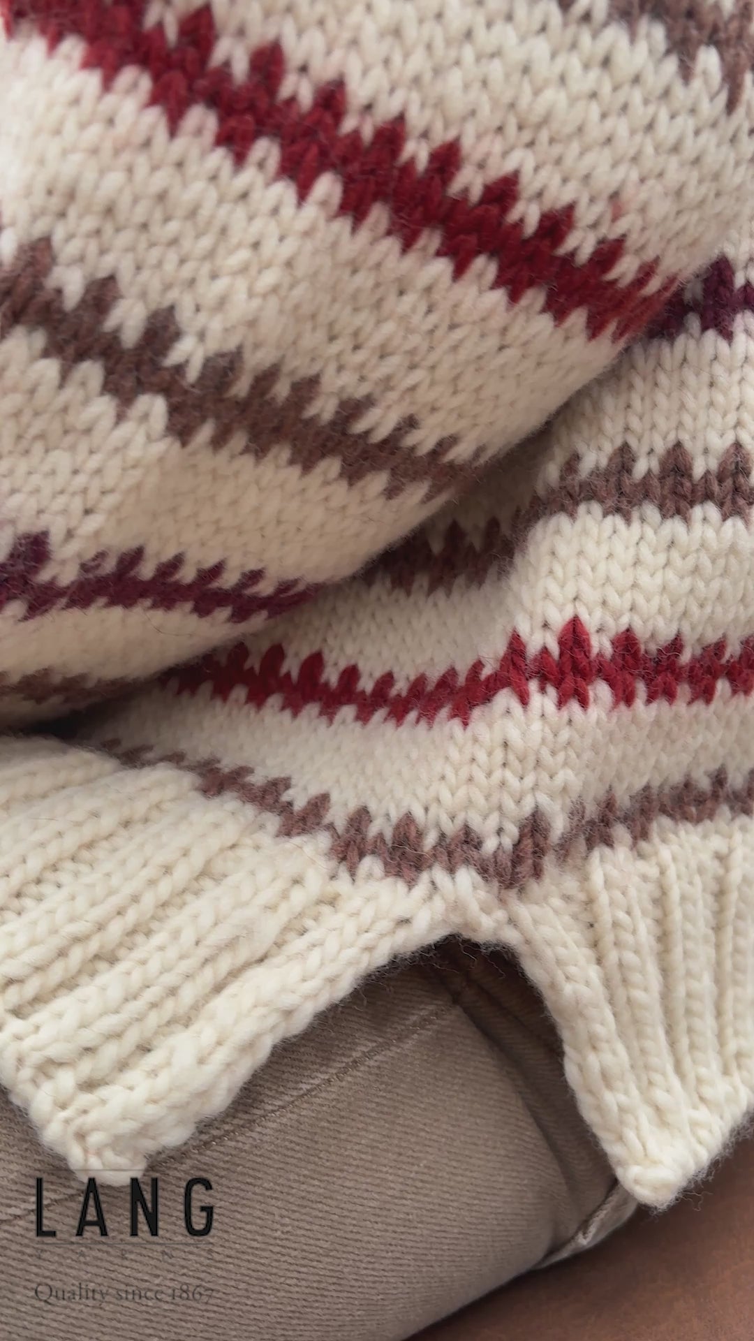 NEEL Sweater Pattern Kit in NATURALIS by LANGYARNS | Punto 97-002